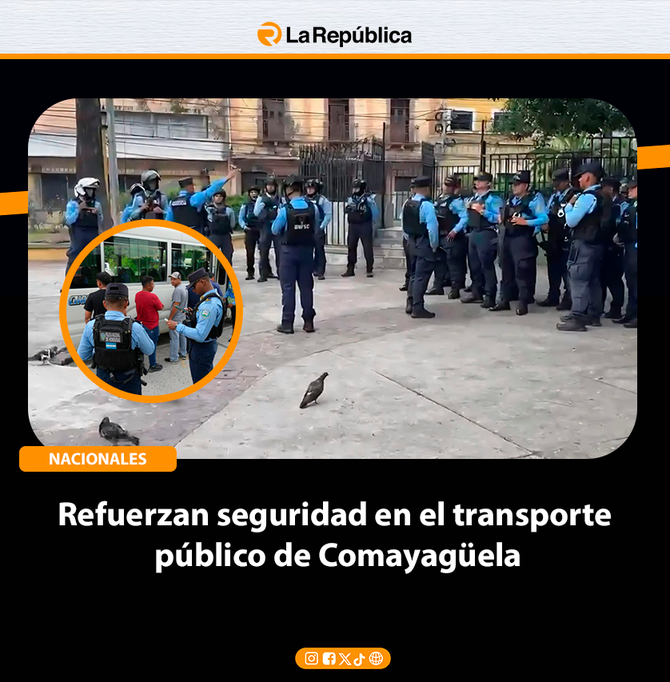 Refuerzan seguridad en el transporte público de Comayagüela - Cover Image